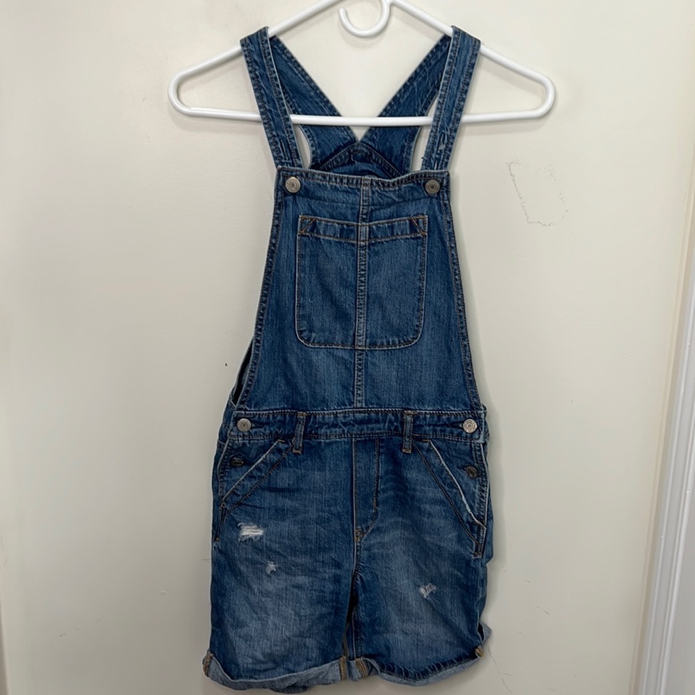 Gap Kids Denim Jeans Overalls Size Girls Large